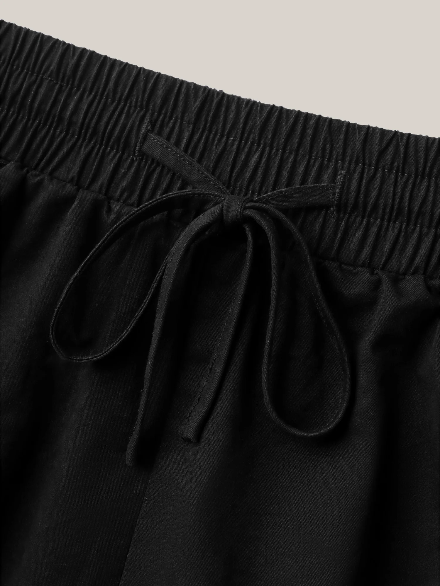 Waist-Drawstring Wide-Leg Shorts - Image 7