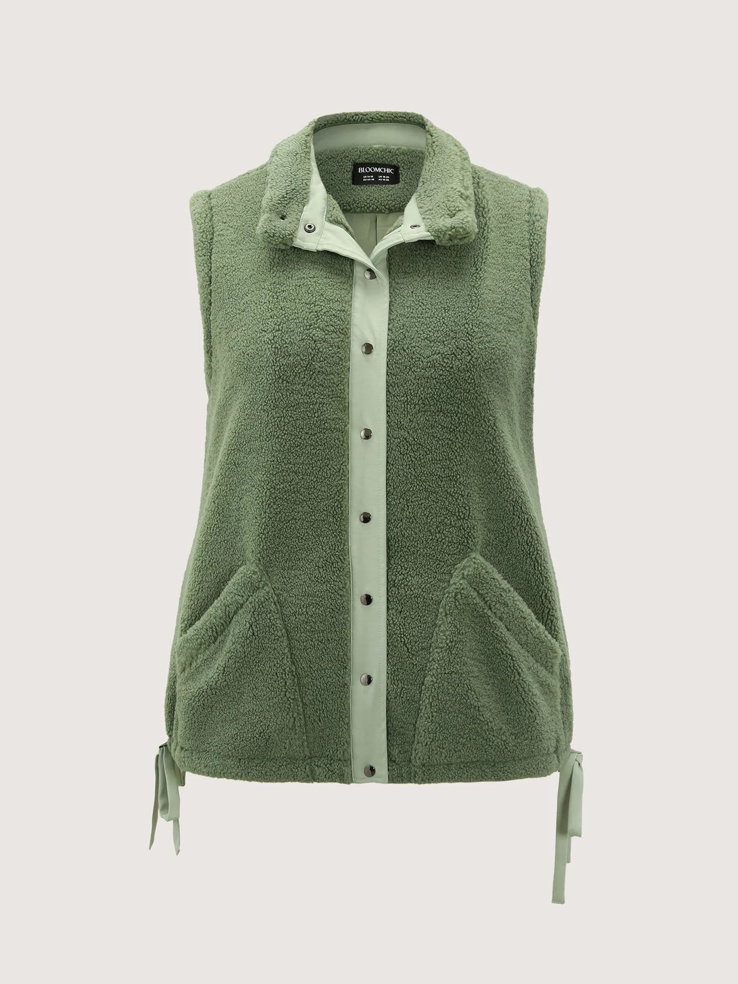 Warm & Cozy Textured Pockets Vest - Image 10