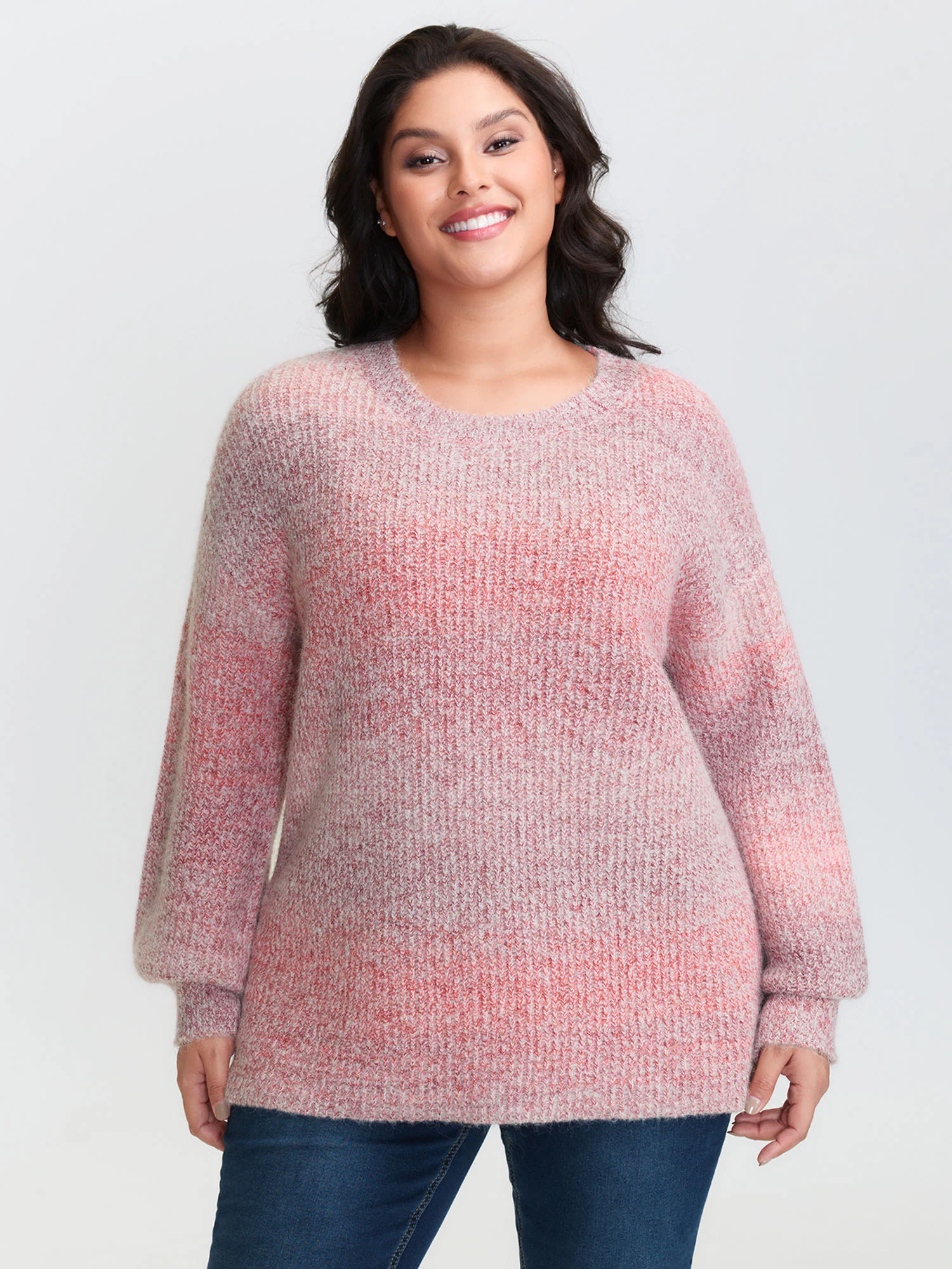 Warm Heater Color Gradient Pullover - Image 2