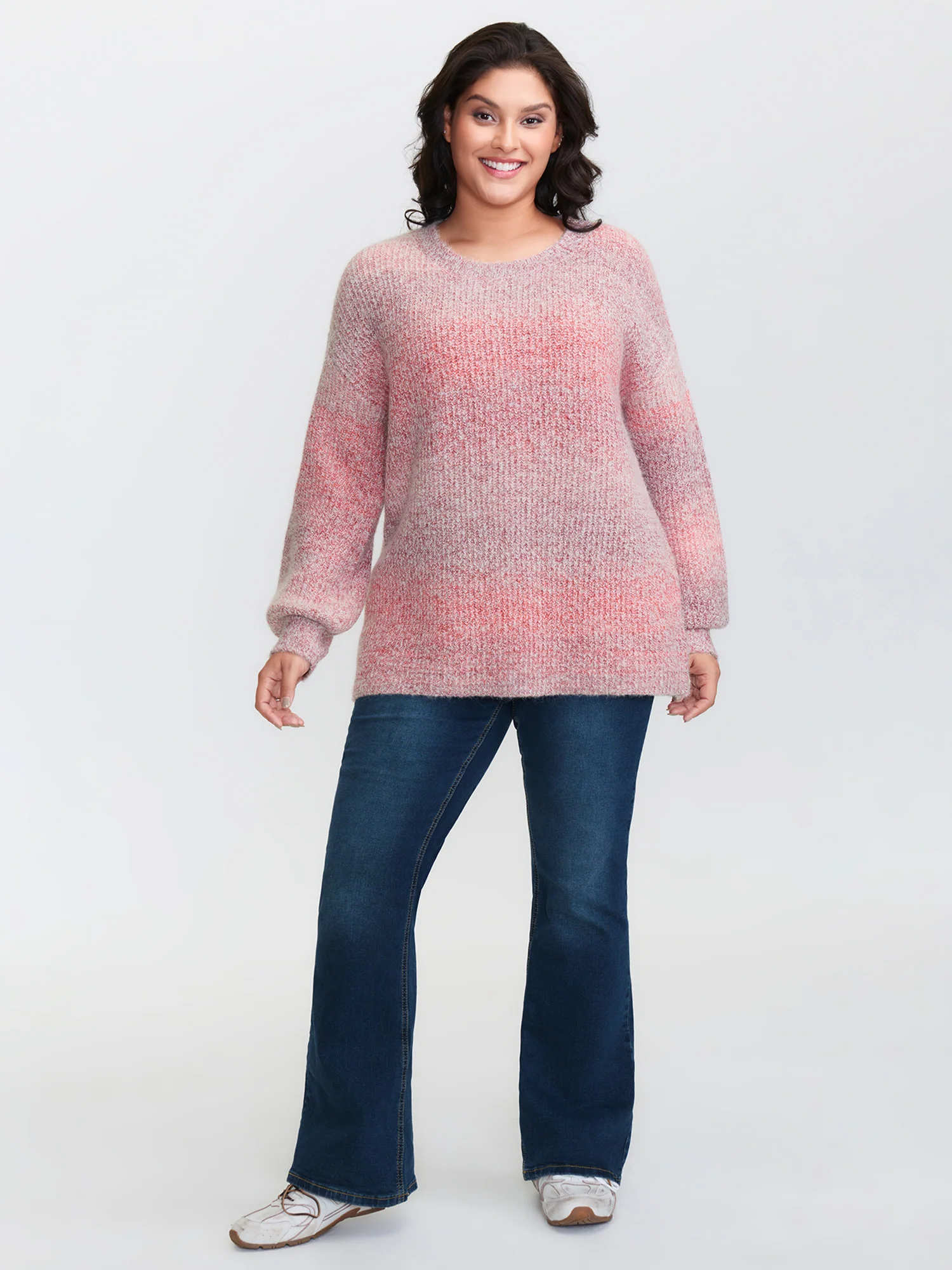 Warm Heater Color Gradient Pullover - Image 3