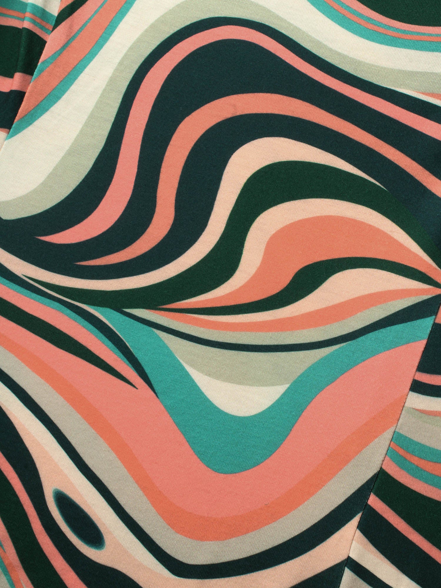 Water Ripple Boat Neck Midi Dress - Image 5