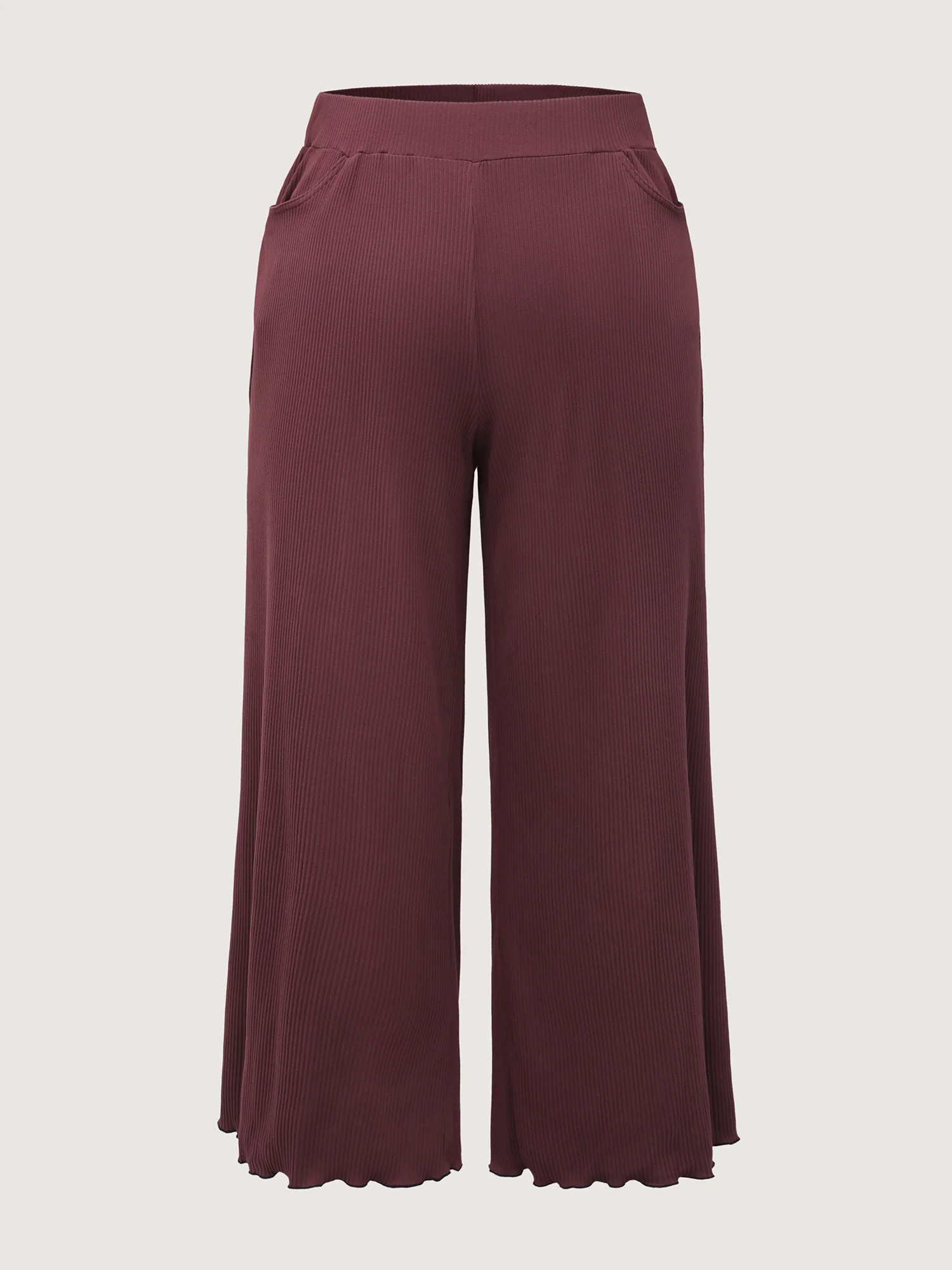Wavy Edge Straight-Leg Lounge Bottoms - Image 8