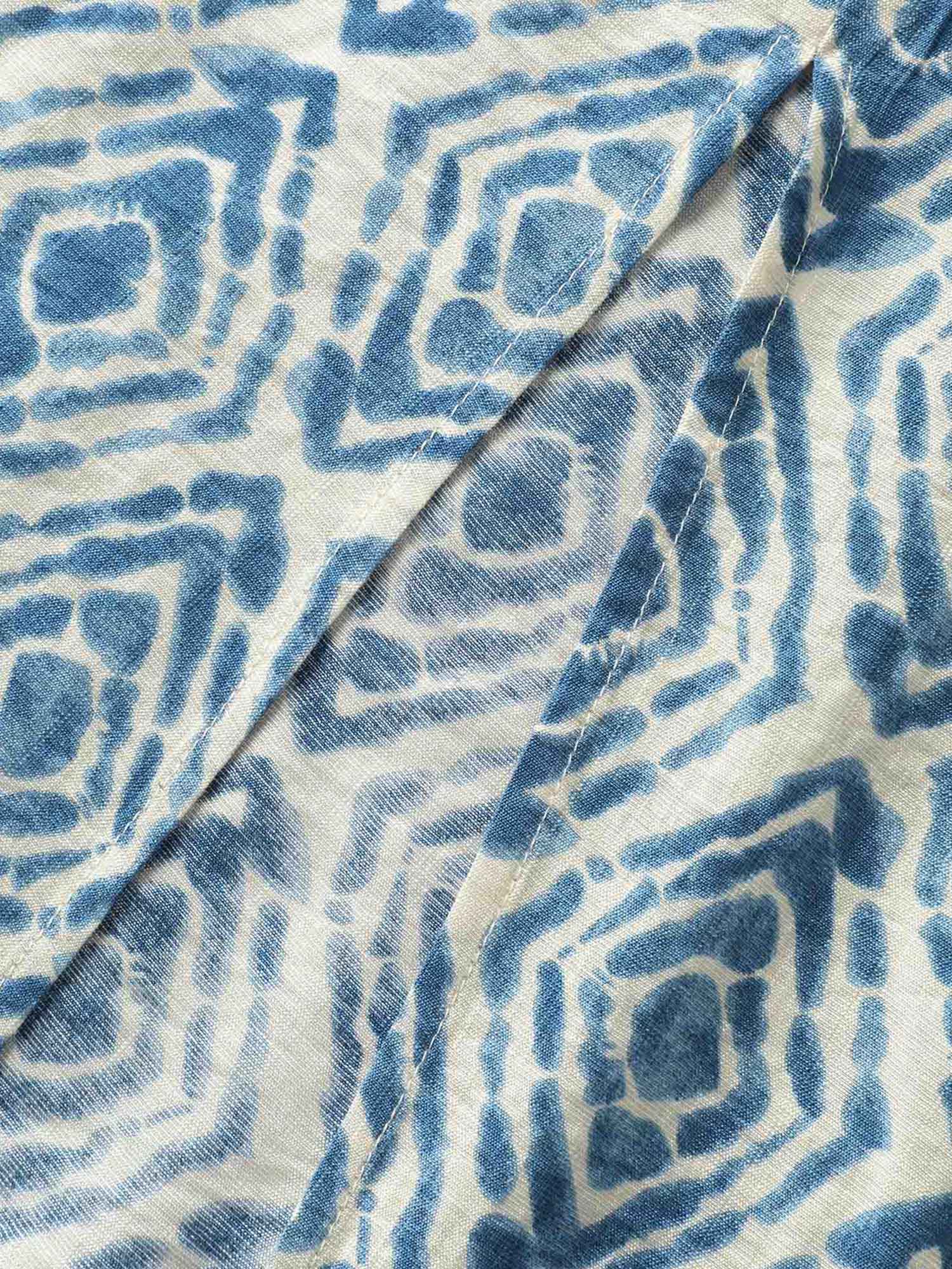 Wavy Print Cami Flowy Maxi Dress - Image 5