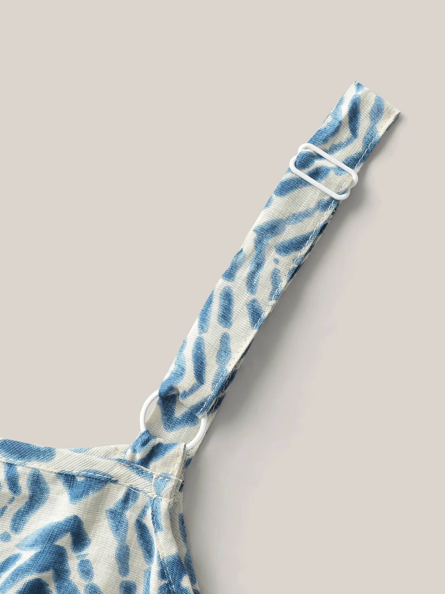 Wavy Print Cami Flowy Maxi Dress - Image 6