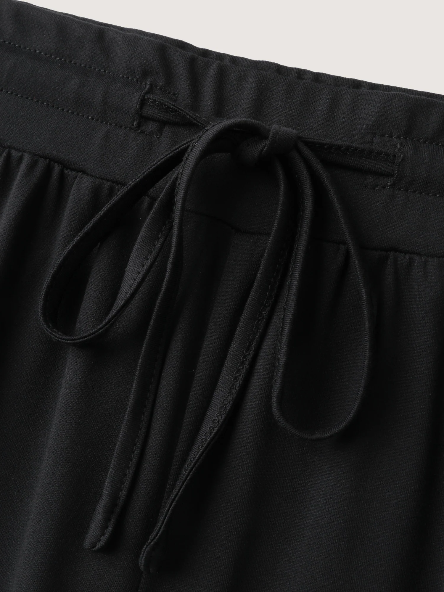 Wide Waistband Drawstring Flared Pants - Image 7