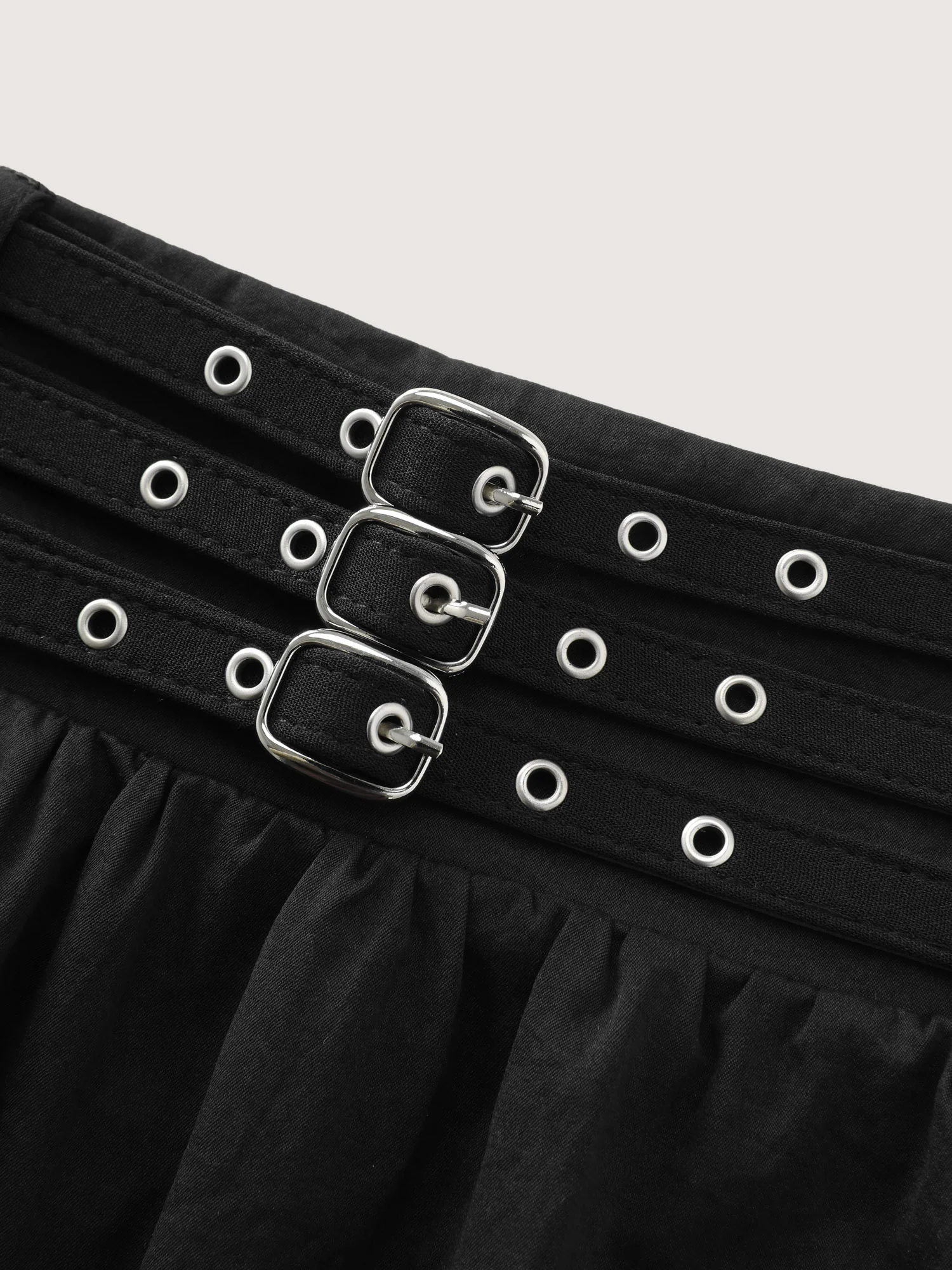 Wide Waistband Shirred Maxi Skirt - Image 8