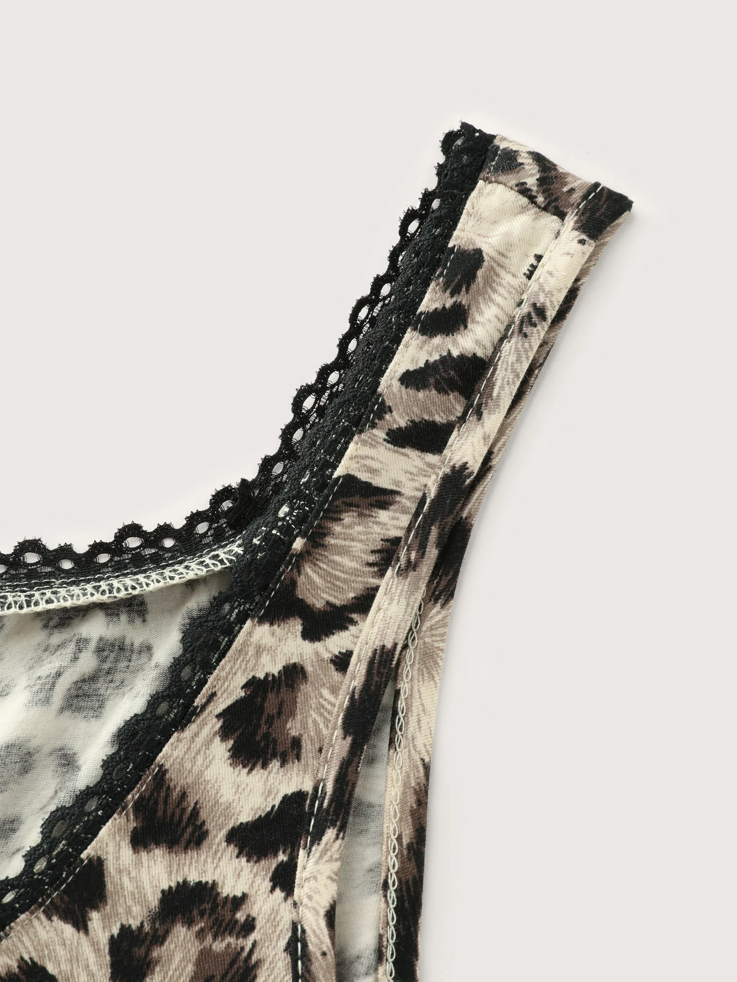 Wild Leopard Print Two-Piece Pajama Set - Image 10