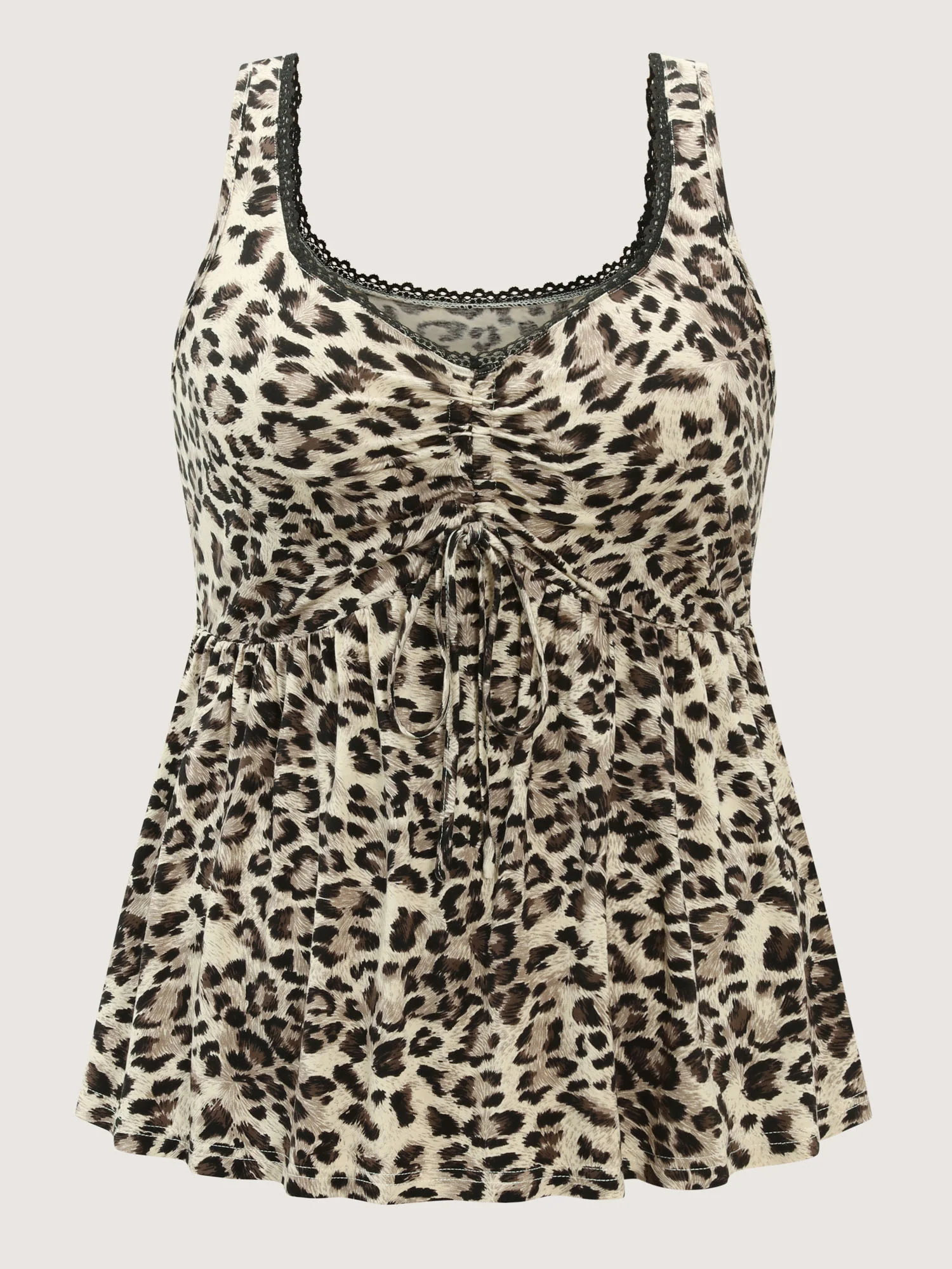 Wild Leopard Print Two-Piece Pajama Set - Image 8