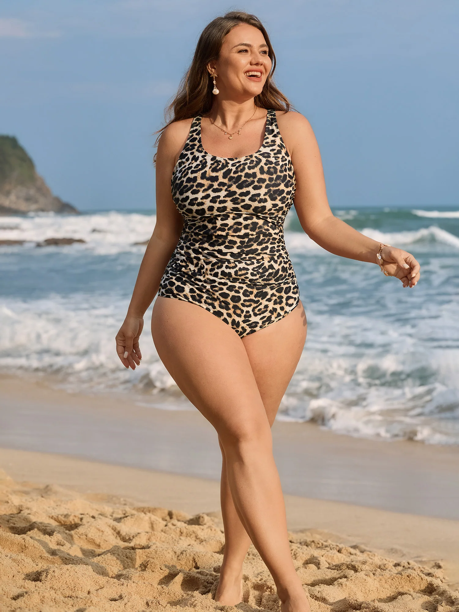 Wild Side Open Back Ties One-Piece Swimsuit - Image 4