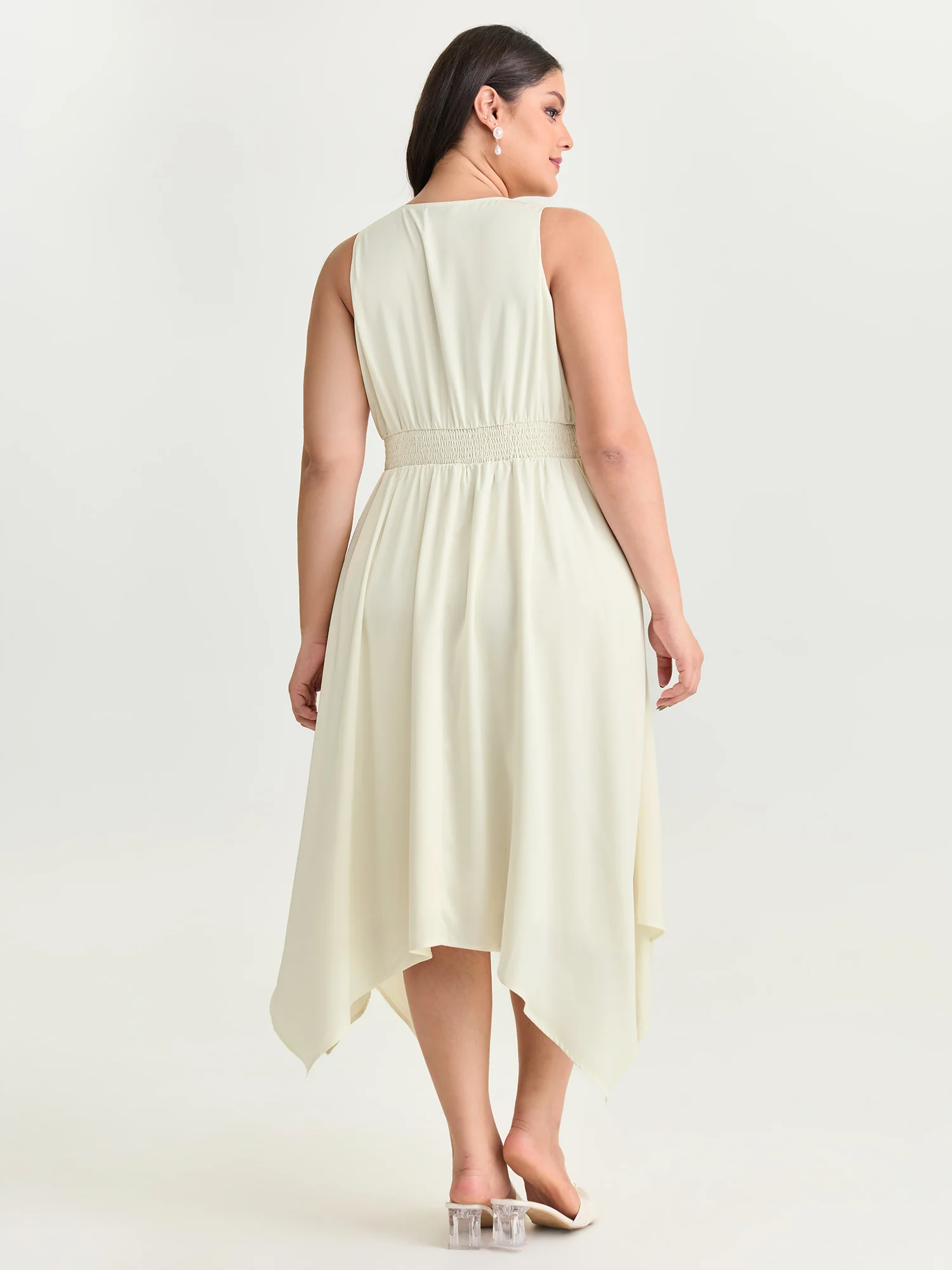 Wrap Neckline Classic Maxi Dress - Image 5