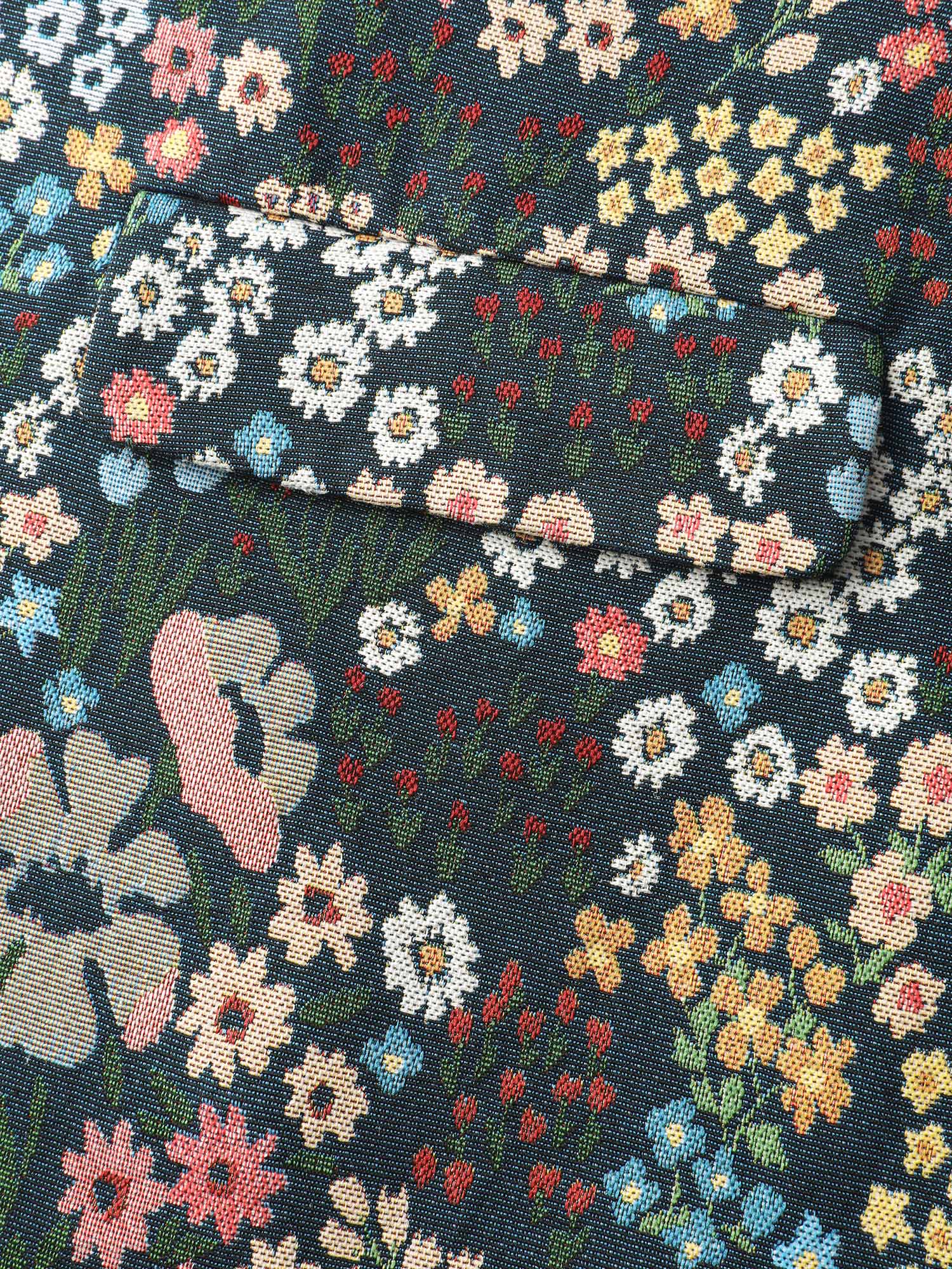 Yarn Dyed Jacquard Colorful Blazer - Image 6