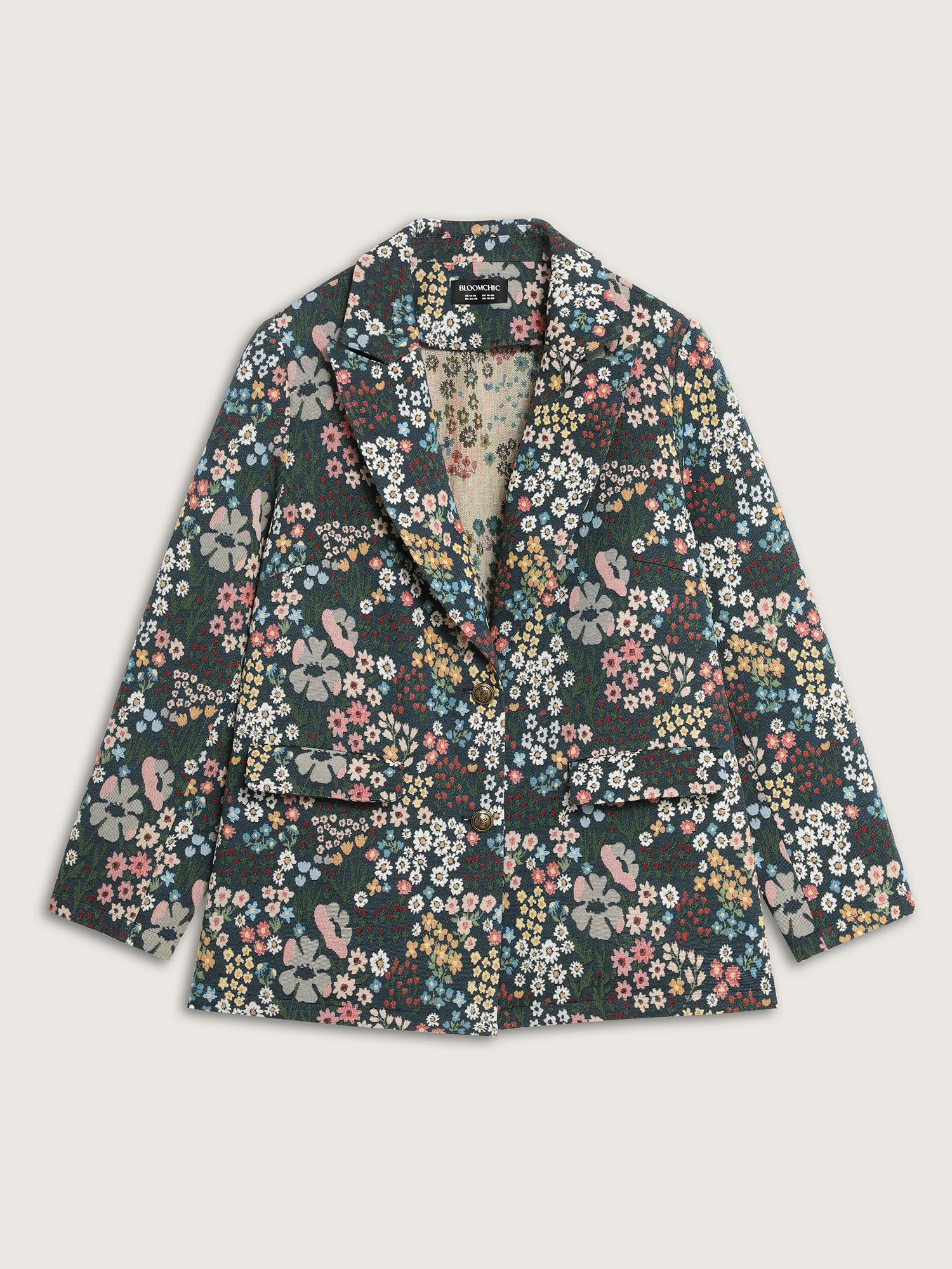 Yarn Dyed Jacquard Colorful Blazer - Image 9