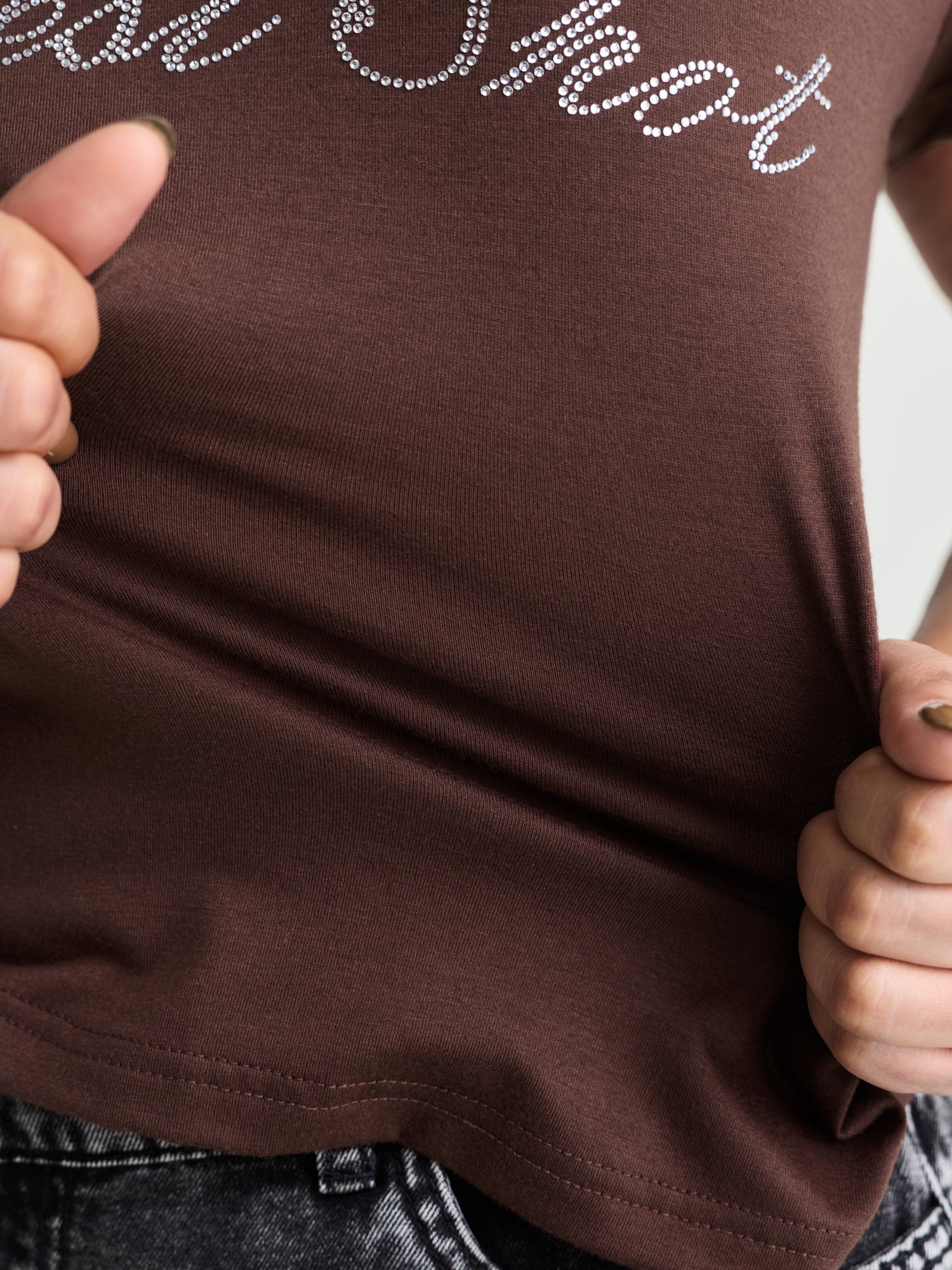 Your Best Shot Stretchy Sequin T-Shirt - Image 4