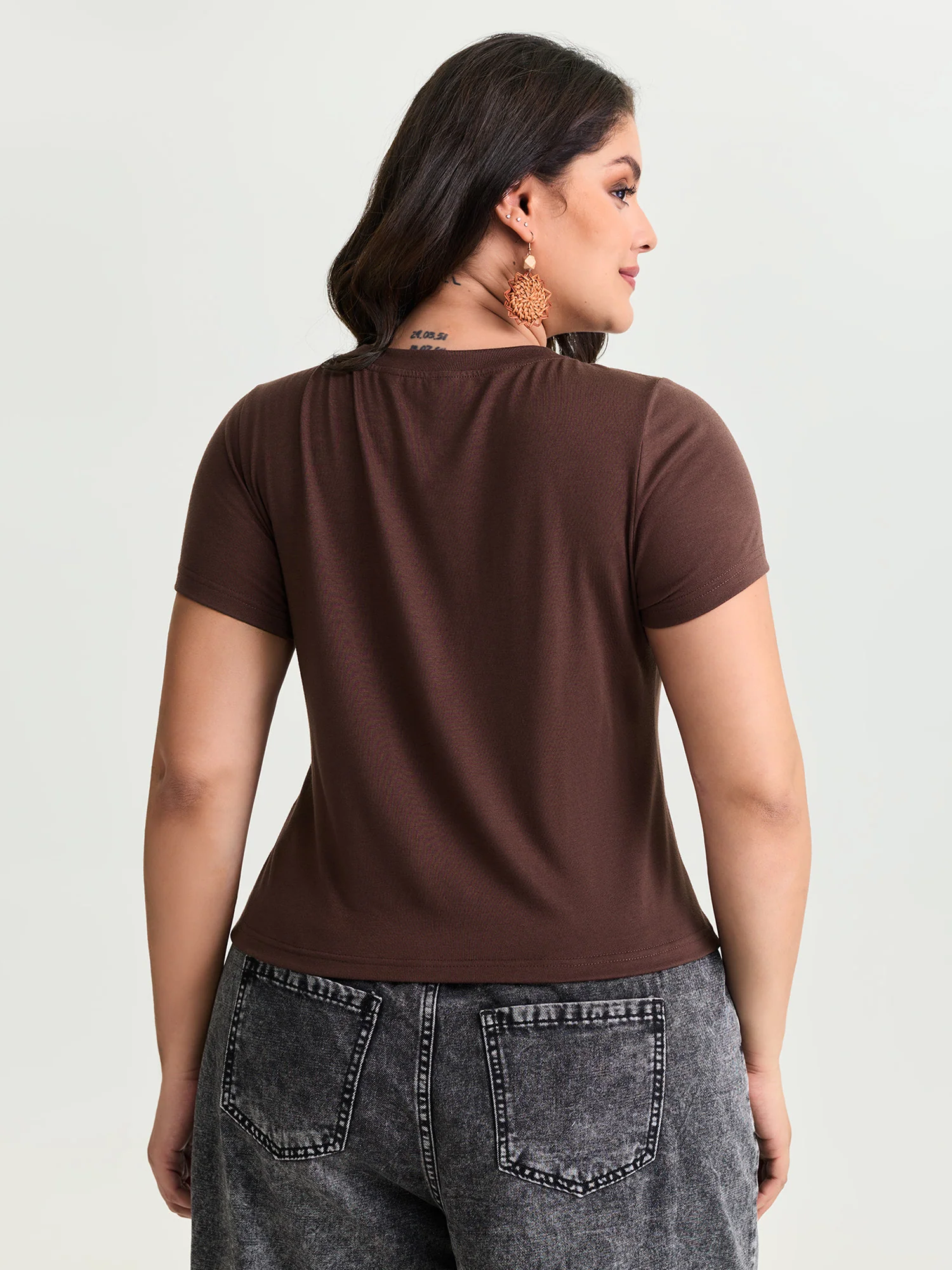 Your Best Shot Stretchy Sequin T-Shirt - Image 5