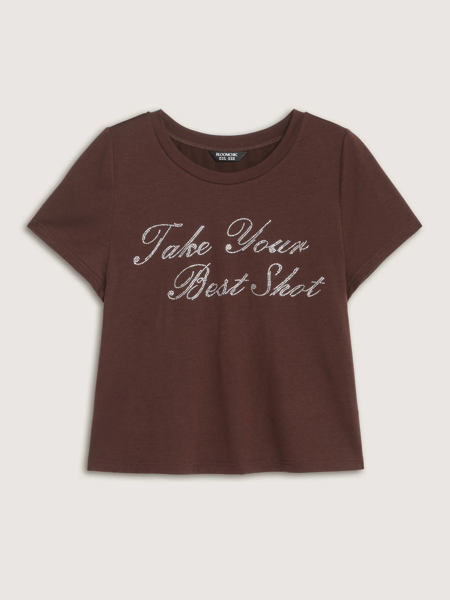Your Best Shot Stretchy Sequin T-Shirt - Image 7