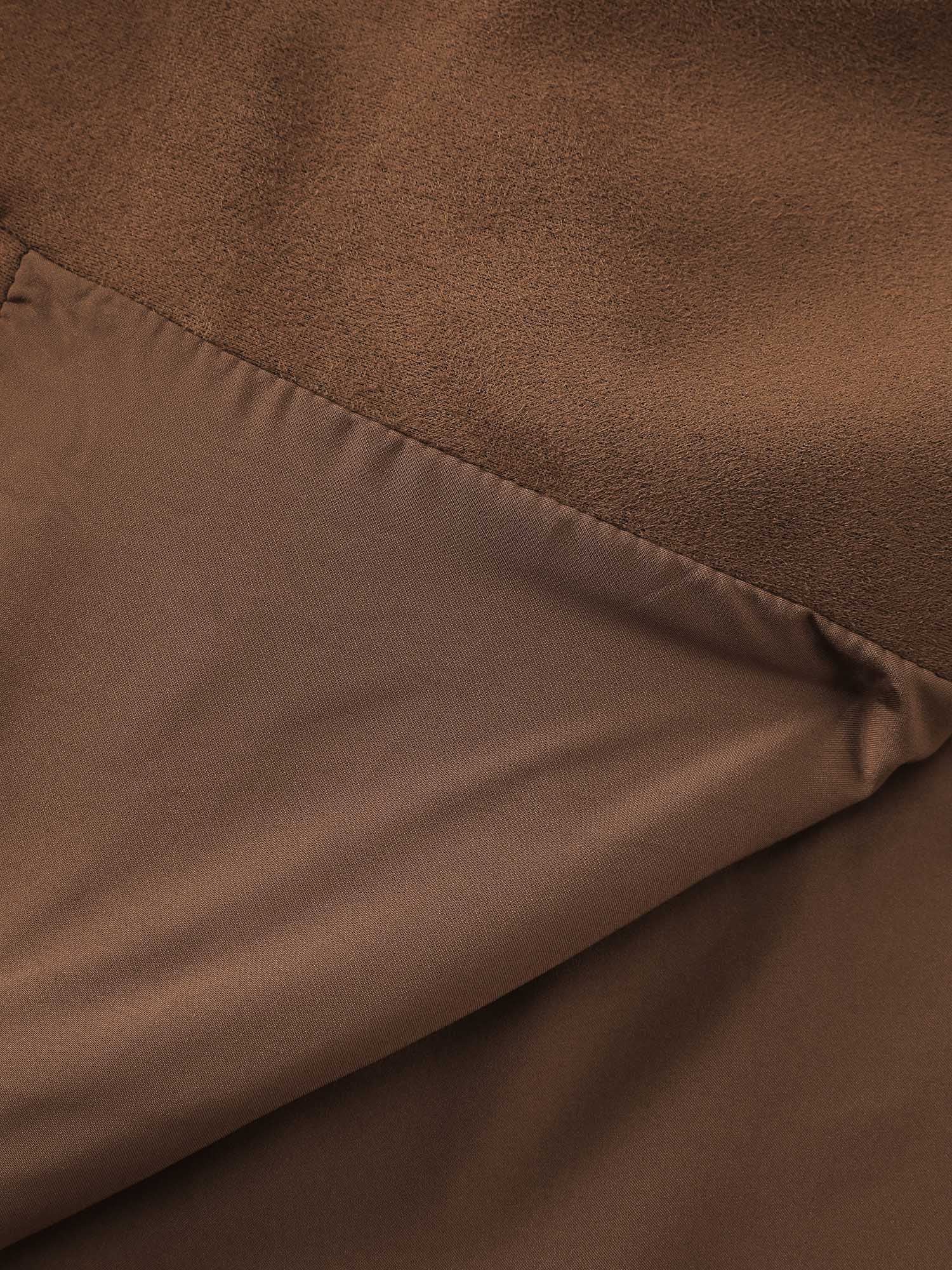 Zipper Detail Lapel Collar Jacket - Image 6