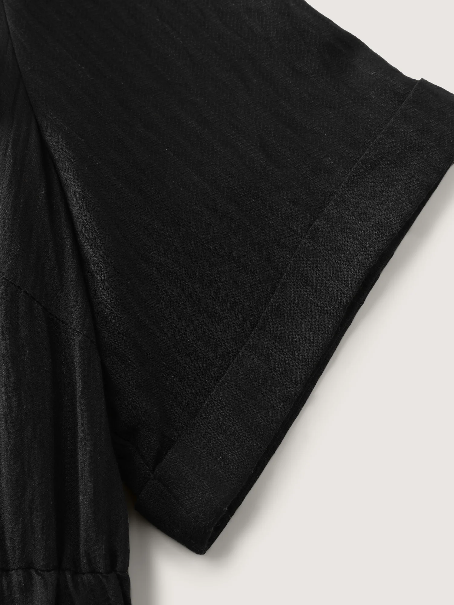 Zipper Front Collar Plain Midi Dress - Image 5