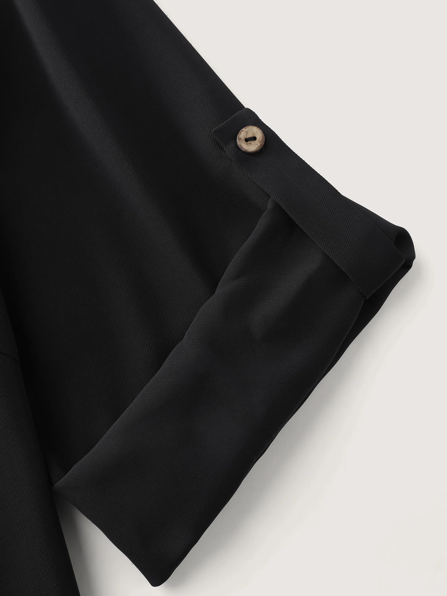 Zipper Front Pleated Flowy Blouse - Image 5