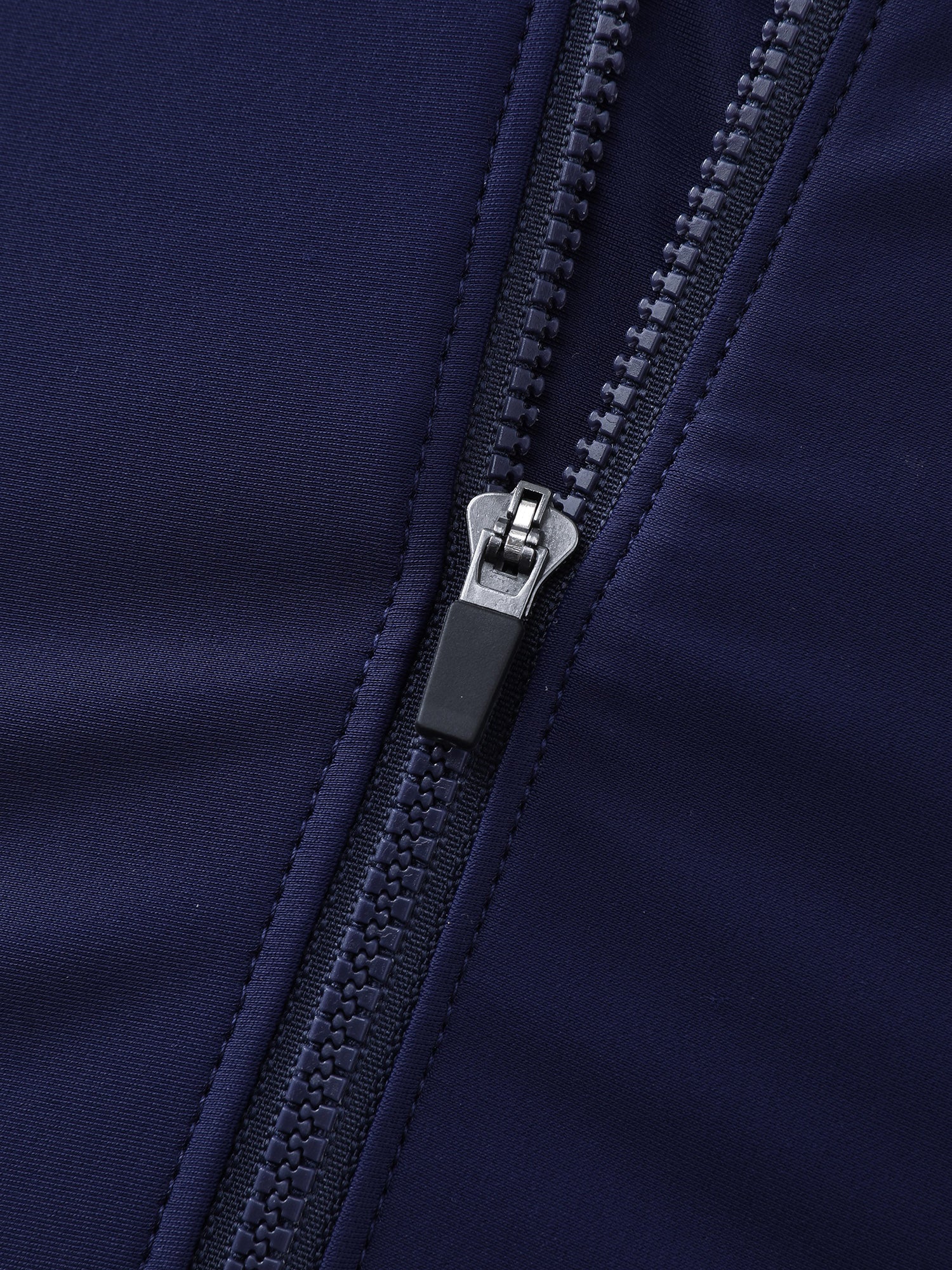 Zipper Front Pocket Contrast Swim Top - Image 6